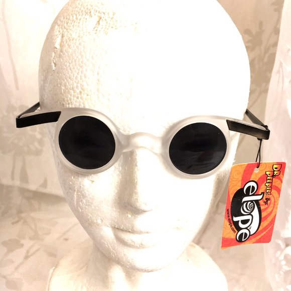 Mad Scientist translucent costume dark glasses NOS NWT - Picture 5 of 8